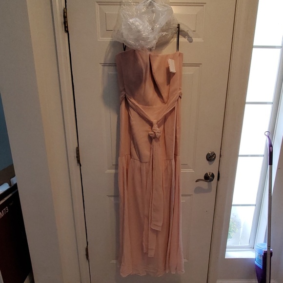 Vera Wang White Collection Full length Dress Blush - Picture 4 of 8